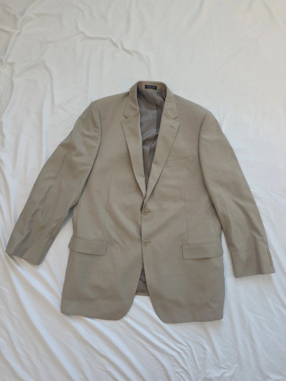 Lanificio Di Biella Beige Two-Button Sport Coat
